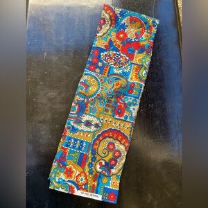 Vintage 70s Colorful Paisley Scarf